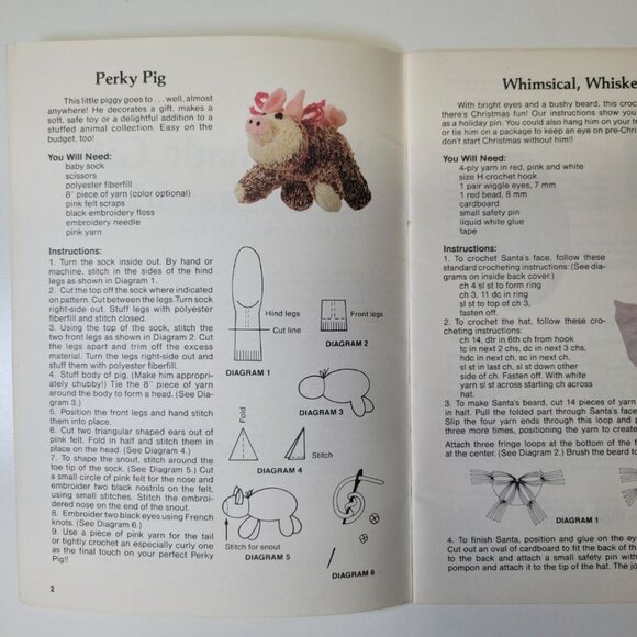 1982 Current Craft Book Handmade Gifts Ideas Dolls Witch Mushroom Sew Crochet - Picture 3 of 8